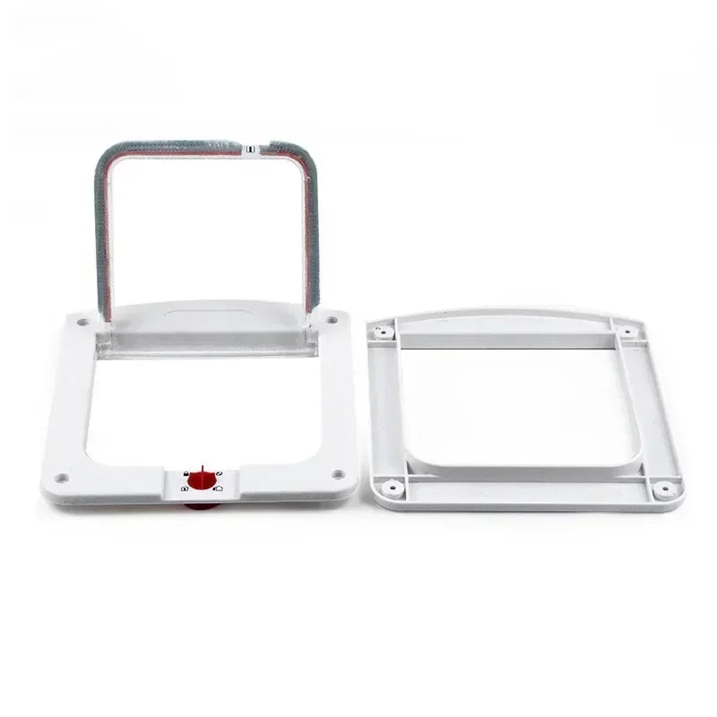 Chatière sécurisée pour animaux – Double ouverture, verrouillage 4 voies et protection météo