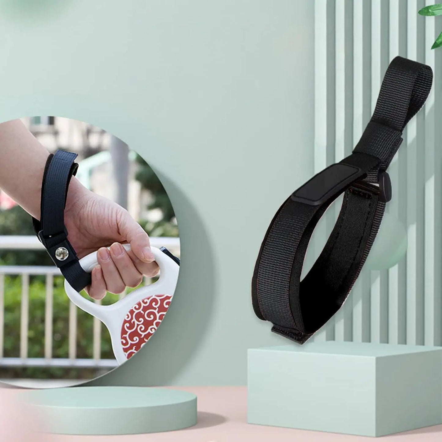 Sangle main/poignet pour laisse rétractable – Confort et sécurité