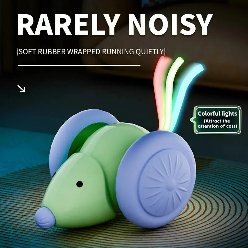 Balle de jeu intelligente pour chat – Roule, bondit et se recharge en USB