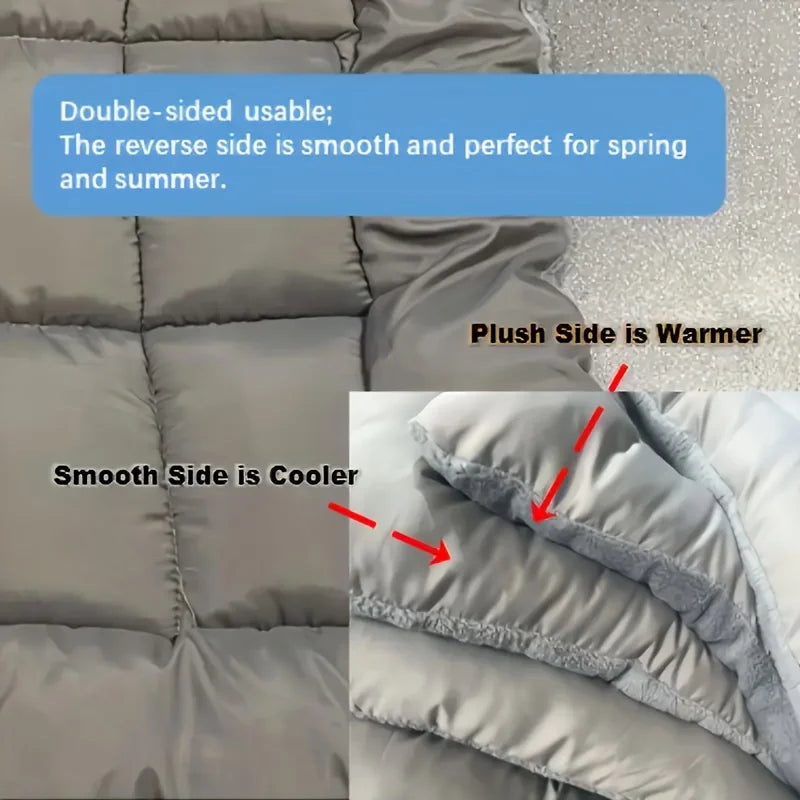 Lit pour chien en peluche en polyester doux extra grand canapé lit pour chien épais pour grand chien lit de tapis de caisse pour chien