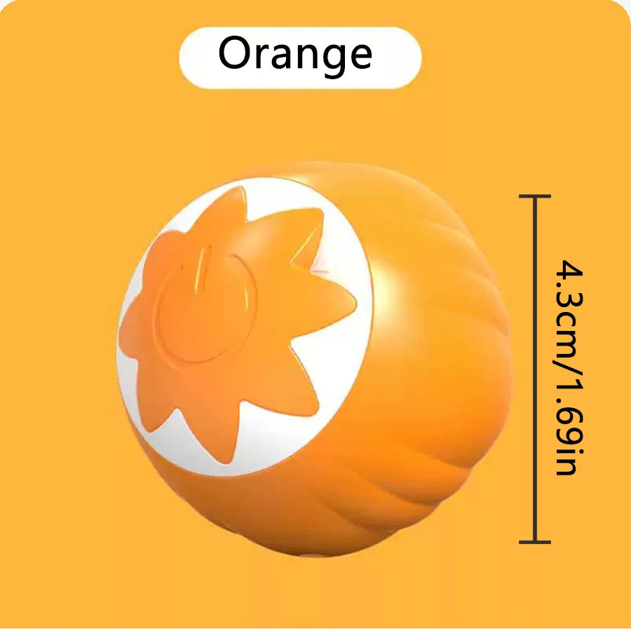 Balle de jeu intelligente pour chat – Roule, bondit et se recharge en USB