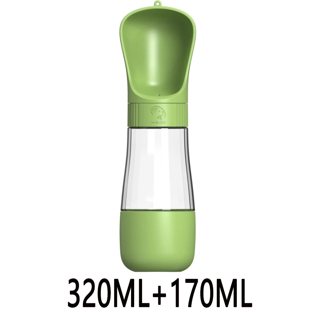 Gourde pour animaux de compagnie – Ouverture Twist, légère et idéale pour l’extérieur