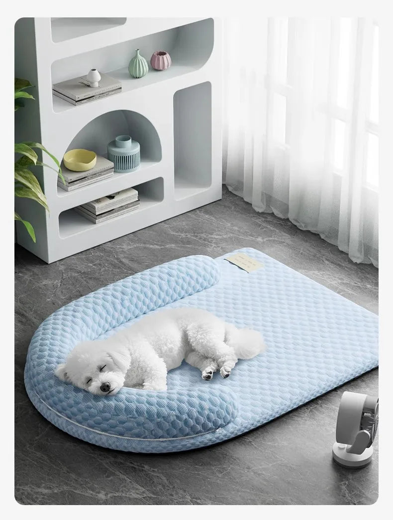 Tapis de refroidissement d’été pour animaux – Confort frais, lavable et adapté à toutes les saisons