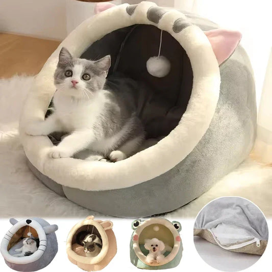 Lit d’Hiver Doux et Chaleureux pour Chats et Petits Chiens