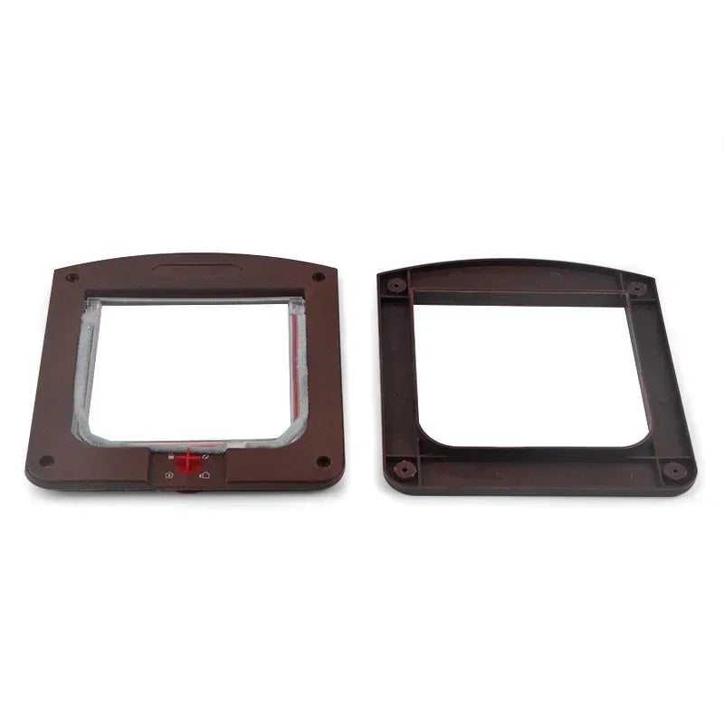 Chatière sécurisée pour animaux – Double ouverture, verrouillage 4 voies et protection météo