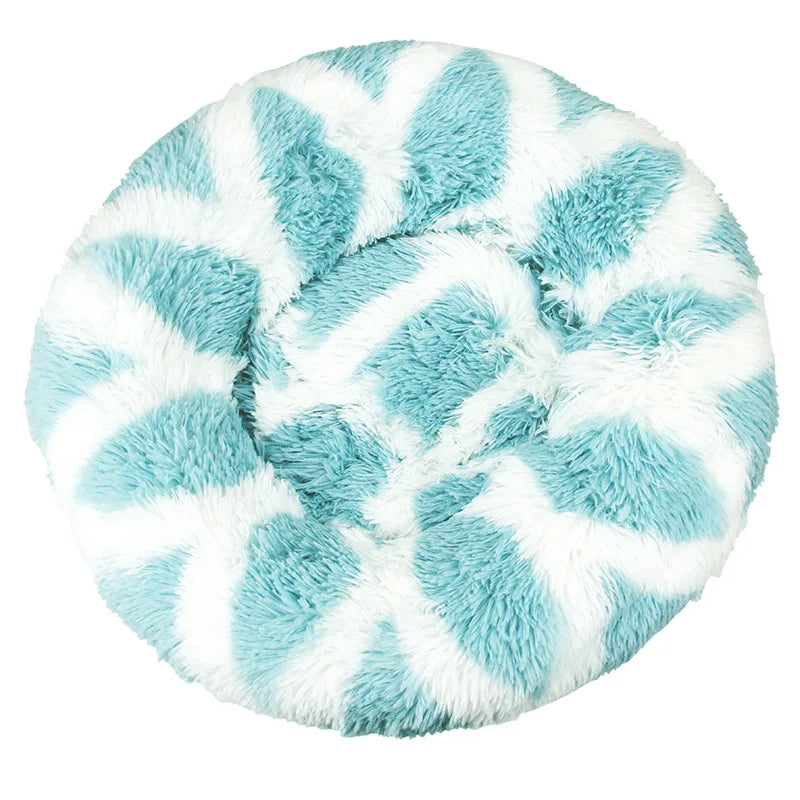 Panier rond en peluche 40 cm – Lit chaud et confortable pour chats et chiens