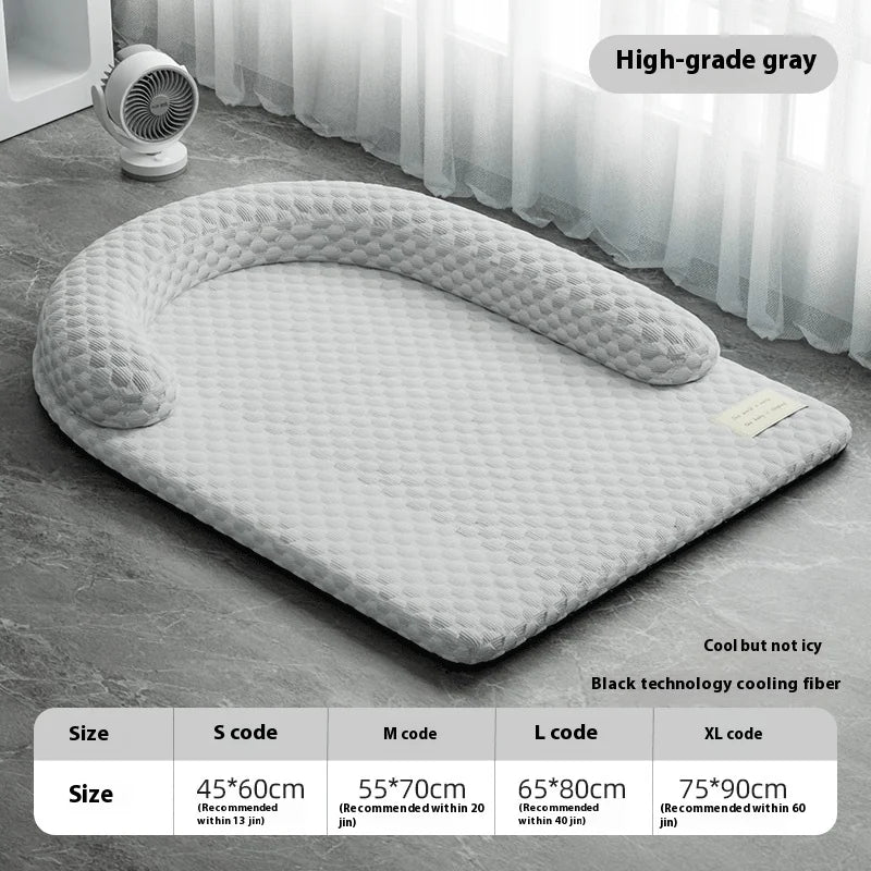 Tapis de refroidissement d’été pour animaux – Confort frais, lavable et adapté à toutes les saisons