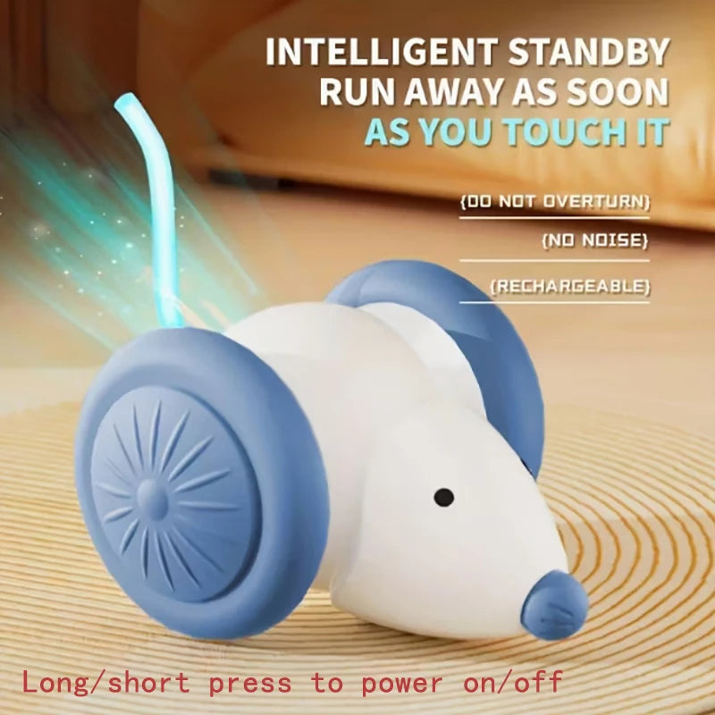 Balle de jeu intelligente pour chat – Roule, bondit et se recharge en USB