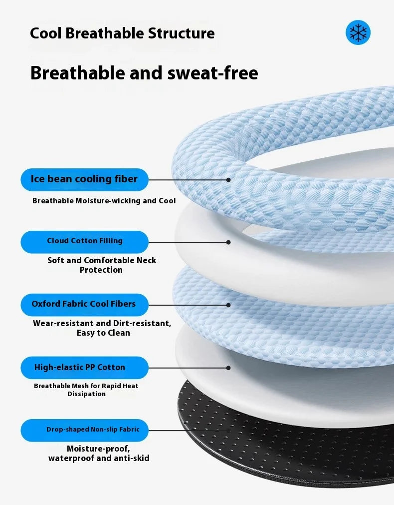 Tapis de refroidissement d’été pour animaux – Confort frais, lavable et adapté à toutes les saisons