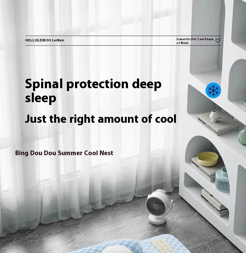 Tapis de refroidissement d’été pour animaux – Confort frais, lavable et adapté à toutes les saisons