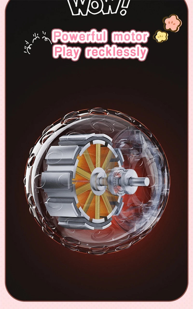 Balle de jeu intelligente pour chat – Roule, bondit et se recharge en USB